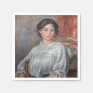 Servilleta De Papel Pierre-Auguste Renoir - Mujer joven sentada