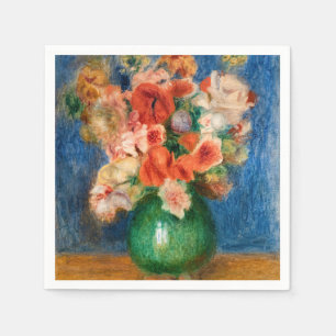 Servilleta De Papel Pierre-Auguste Renoir - Ramo de flores