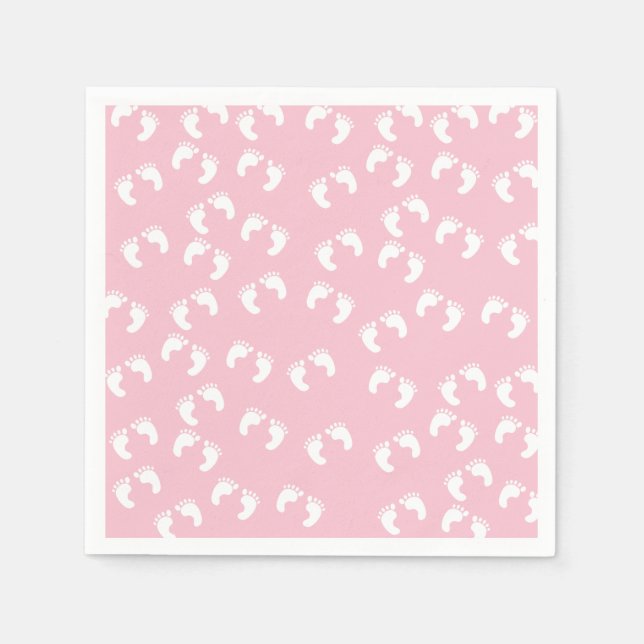 Servilleta De Papel Pies de bebé (Anverso)