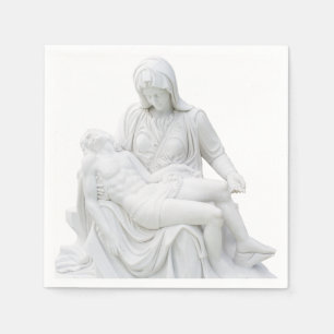 Servilleta De Papel Pieta esculpida
