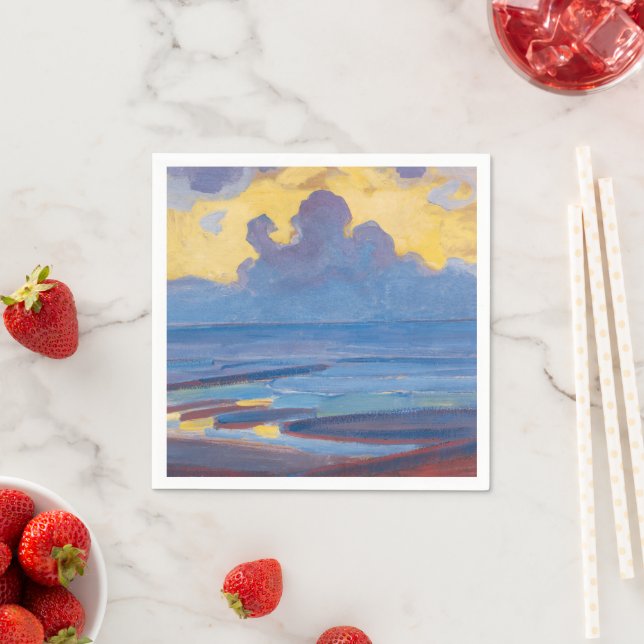 Servilleta De Papel Pieta Mondrian cerca del mar (In situ)