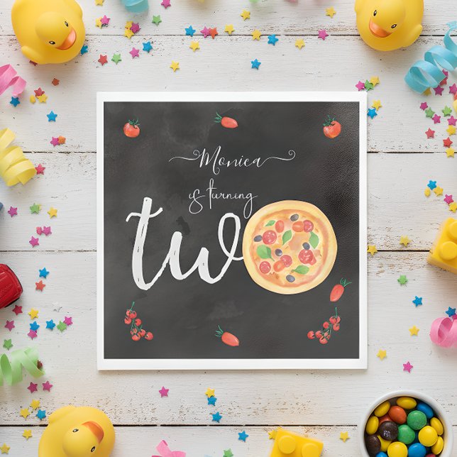 Servilleta De Papel Pieza de diversión, segundo cumpleaños (Subido por el creador)