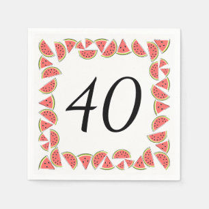 Servilleta De Papel Piezas de sandía Papel cuadrado de la edad de 40 s