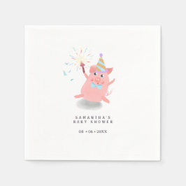 Servilleta De Papel PIG Farm Animals Pig Barnyard