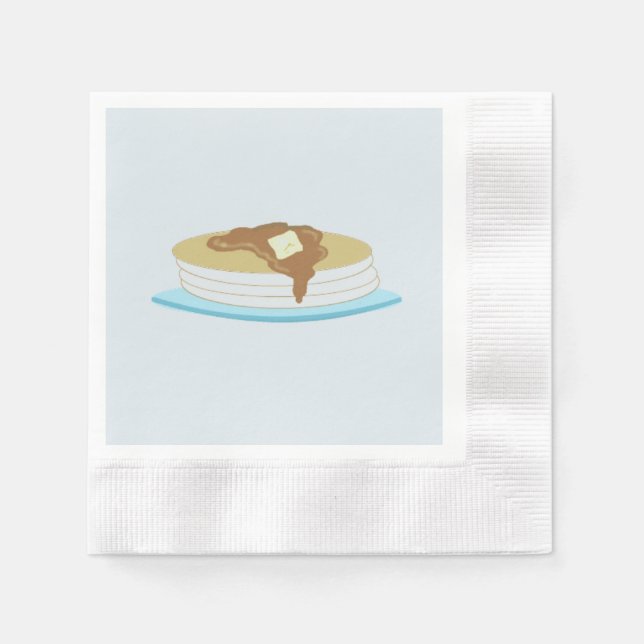 Servilleta De Papel Pila de panqueques (Anverso)