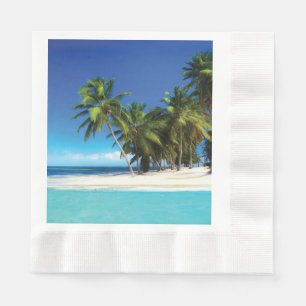 Servilleta De Papel Pilar de tiro de playa exótica