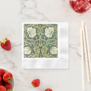 Servilleta De Papel Pimpernel White Poppies William Morris