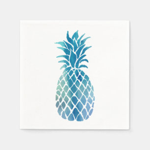 Servilleta De Papel piña azul