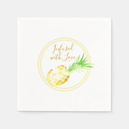 Servilleta De Papel Piña Dorada Jugosa