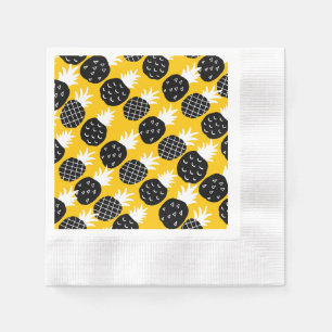 Servilleta De Papel Piña negra