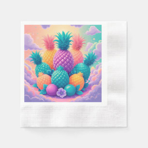 Servilleta De Papel Piñas de colores