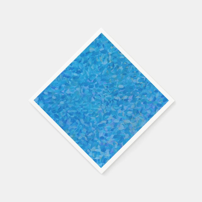 Servilleta De Papel pinceles azules (Borde)
