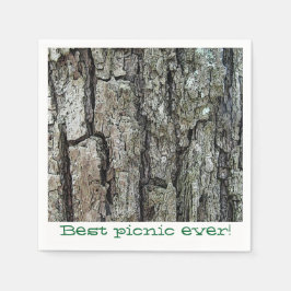 Servilleta De Papel Pine Bark Picnic Viejo