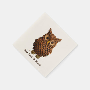 Servilleta De Papel Pine Cone Owl