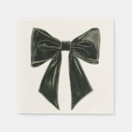 Servilleta De Papel Pine Tree Silhouette Christmas Pattern