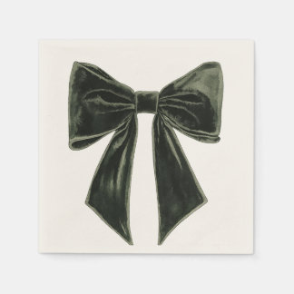 Servilleta De Papel Pine Tree Silhouette Christmas Pattern