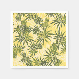 Servilleta De Papel Pineapple Camo Hawai Tropical