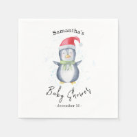Pingüino Ártico - ducha de bebé