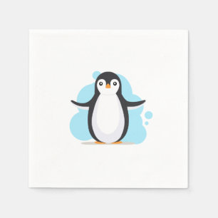 Servilleta De Papel Pingüino feliz