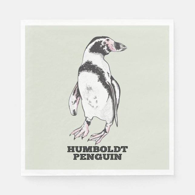 Servilleta De Papel Pingüino Humboldt (Anverso)