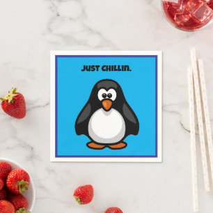 Servilleta De Papel Pingüino, Personalizado de Guay - Sólo las vibraci