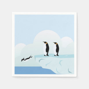 Servilleta De Papel Pingüinos