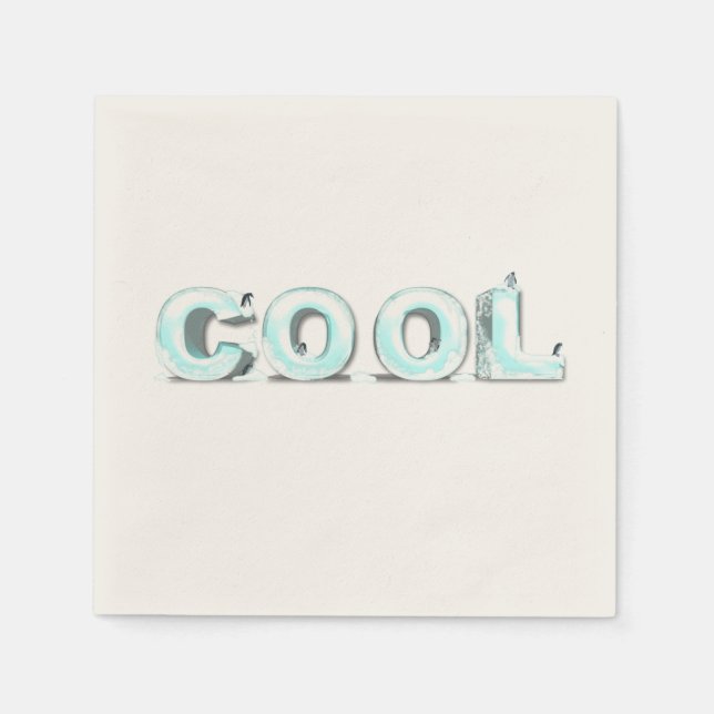 Servilleta De Papel Pingüinos de Guay (Anverso)