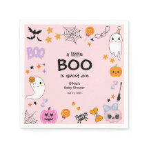 Pink A Little Boo Cuo Fantasma Baby Shower