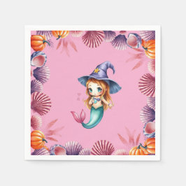 Servilleta De Papel Pink And Purple Seashells 