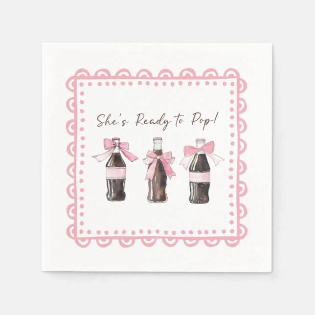 Servilleta De Papel Pink Baby Soda Ready to POP  (Anverso)