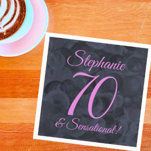 Servilleta De Papel Pink Black 70 y la fiesta sensacionalista de cumpl