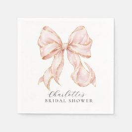 Servilleta De Papel Pink Bow 