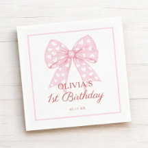 Pink Bow Fiesta de Cumpleaños