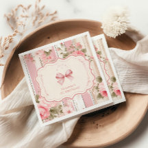 Pink Bow Floral Fancy ONE Chica Primer cumpleaños
