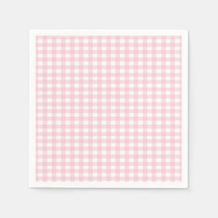 Servilleta De Papel Pink Gingham