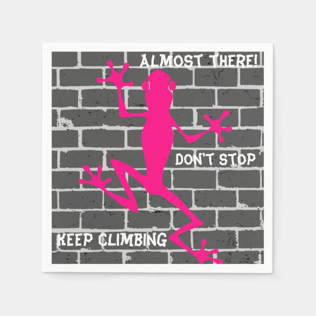 Servilleta De Papel Pink Lizard Napkins (Anverso)