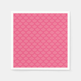 Servilleta De Papel Pink Mermaid Scales