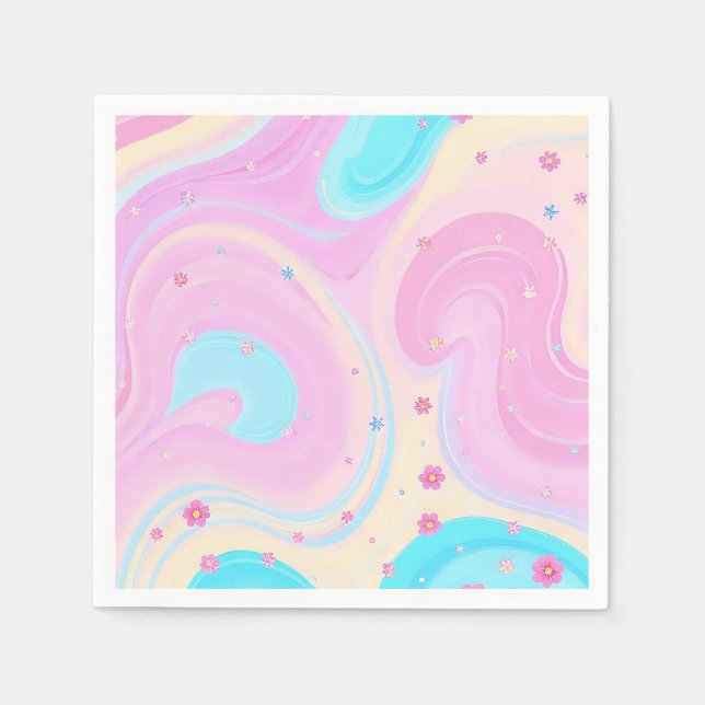 Servilleta De Papel pink napkins (Anverso)