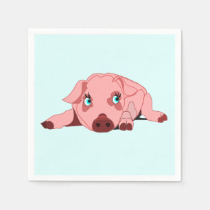 Servilleta De Papel Pink Piggy