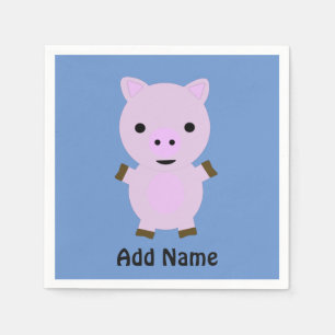 Servilleta De Papel Pink Piggy