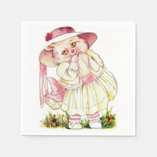 Servilleta De Papel Pink Priceilla CA (Anverso)
