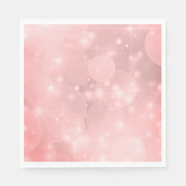 Servilleta De Papel Pink Sparkly (Anverso)