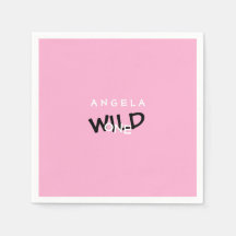Pink Wild One Personalizado Primer Cumpleaños