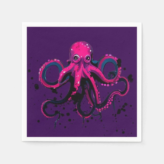 Servilleta De Papel Pinkie Inkie (Anverso)