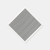 Pinstripe delgada blanca y negra