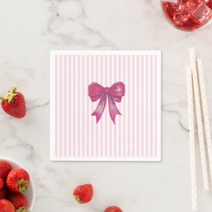 Servilleta De Papel Pintado de amor de cinta de vaca rosa