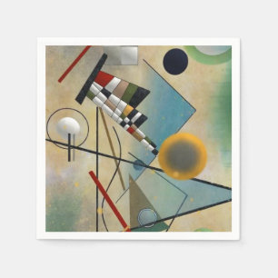 Servilleta De Papel Pintura abstracta de la composición de Kandinsky