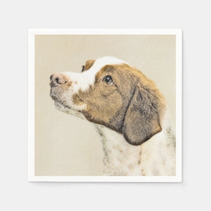 Servilleta De Papel Pintura británica - Arte de perro original muy bo