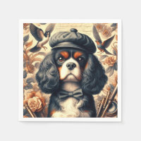 Pintura de Cavalier King Charles Spaniel