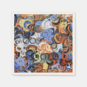 Servilleta De Papel Pintura de colores abstractos